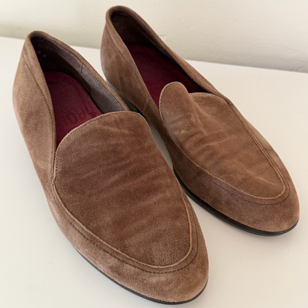 Brown loafers